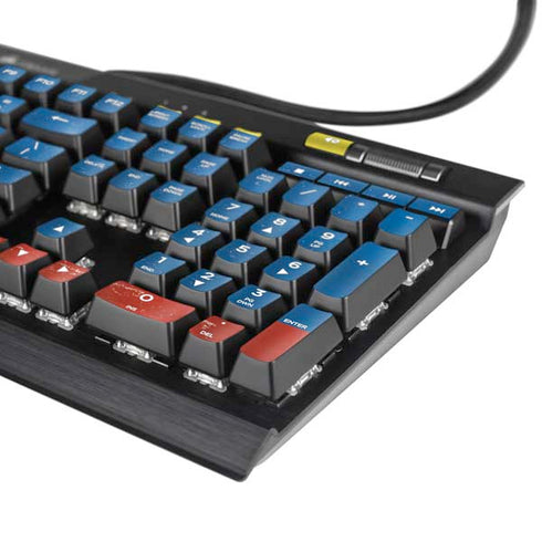Venezuela Flag Distressed K95 RGB PLATINUM Mechanical Gaming Keyboard Skin